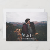 Moderne foto met Bourgogne bruiloft - Horizontaal Kaart (Achterkant)