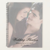 Moderne foto met Elegant Script Wedding Planner (Voorkant)