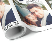 Moderne foto met handgeschreven script aangepaste  cadeaupapier (Rol Hoek)