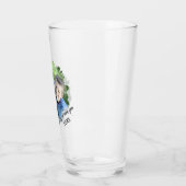 Moderne foto met kraseffect | Persoonlijke bier Glas (Links)