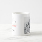 Moderne  foto met minimale kerstmis koffiemok (Center)