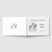 Moderne foto met overlay bruiloft gastenboek (Volledig)