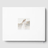 Moderne foto met overlay bruiloft gastenboek (Achterkant)
