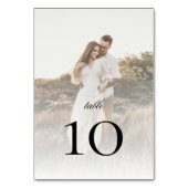 Moderne foto met overlay bruiloft kaart (Voorkant)