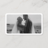 Moderne foto met QR Code Professional Visitekaartje (Voorkant)