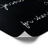 Moderne foto met tekstoverlay Trouwwelkom Poster (Hoek)