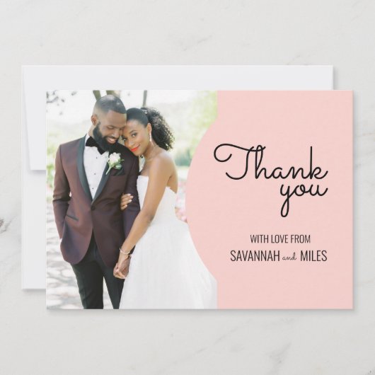 Moderne foto Midden-eeuwen Dank u voor de uitnodig Kaart (Voorkant)