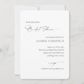 Moderne foto Minimal Elegant Vrijgezellenfeest Kaart (Voorkant)