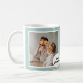 Moderne foto Mint Lovely Grandma Gift Koffiemok (Links)