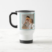 Moderne foto Mint Lovely Grandma Gift Reisbeker (Links)