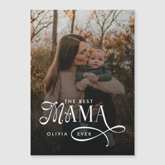 Moderne foto-moederdagcadeaus voor de beste mama o (Voorkant)