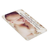 Moderne foto naam geboorte Stat pasgeboren baby me Magneet (Rechterzijde)