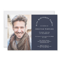 Moderne Foto Navy Male 21e verjaardag