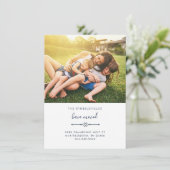 Moderne foto Nieuw adres Bewegende aankondiging (Staand voorkant)