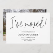 Moderne foto - nieuw startpunt aankondiging (Voorkant / Achterkant)