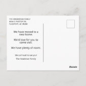 Moderne foto - nieuw startpunt briefkaart (Achterkant)