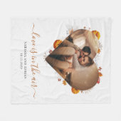 Moderne foto op maat fleece deken (Voorkant (Horizontaal))