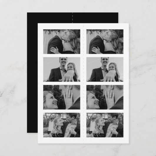 Moderne foto Opslaan van de datum Bladwijzer uitno Uitnodiging Briefkaart (Voorkant / Achterkant)