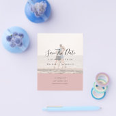 Moderne FOTO-OVERLADINGSTEKST BESPAAR DATA-begroti Flyer (Enkel)