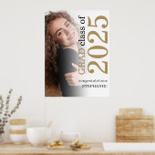 Moderne foto overlay Congrats Afstudeerder 2025 Af Poster (Keuken)