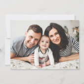 Moderne Foto Overlay Moederdag Kaart voor Vrouw (Achterkant)