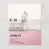 Moderne foto-overlay tekstBUDGET Weddenschap uitno (Voorkant)