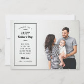 Moderne foto Overlay Vaderdag Kaart voor man (Voorkant)