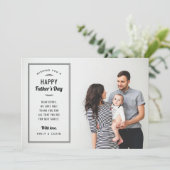 Moderne foto Overlay Vaderdag Kaart voor man (Staand voorkant)