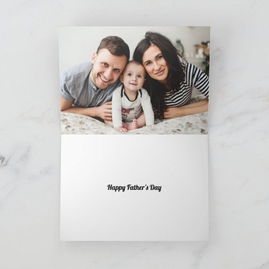 Moderne foto Overlay Vaderdag Kaart voor man (Binnen)