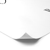 Moderne foto-overlay Welkom bij Pensioenpartij Poster (Hoek)