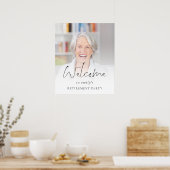 Moderne foto-overlay Welkom bij Pensioenpartij Poster (Keuken)