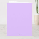 Moderne foto Paarse Blauwe Vlinders Jubileum Kaart (Achterkant)