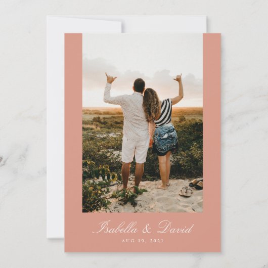 Moderne Foto Pampas Gedroogde Woestijn Save the Da Kaart (Achterkant)