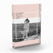 Moderne foto Pastel Roze familie Lovely Gift (Links)