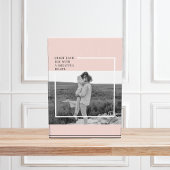 Moderne foto Pastel Roze familie Lovely Gift