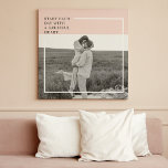 Moderne foto Pastel Roze familie Lovely Gift Canvas Afdruk<br><div class="desc">Moderne foto Pastel Roze familie Lovely Gift</div>