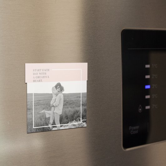 Moderne foto Pastel Roze familie Lovely Gift Magneet