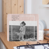 Moderne foto Pastel Roze familie Lovely Gift Snijplank