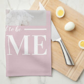 Moderne foto - Pastel Roze familie - thuiscadeau Theedoek (Quarter Fold)