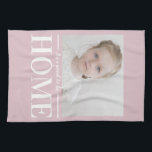 Moderne foto - Pastel Roze familie - thuiscadeau Theedoek<br><div class="desc">Moderne foto - Pastel Roze familie - thuiscadeau</div>