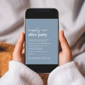 Moderne foto QR Code Weddenschap Reception Kaart