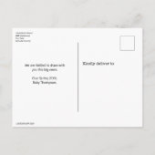 Moderne foto raad eens wat! Zwangerschap Aankondig Aankondigingskaart (Achterkant)