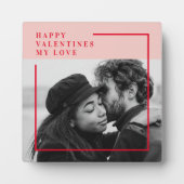 Moderne foto | Rode en roze fijne Valentijnse cade Fotoplaat (Voorkant)