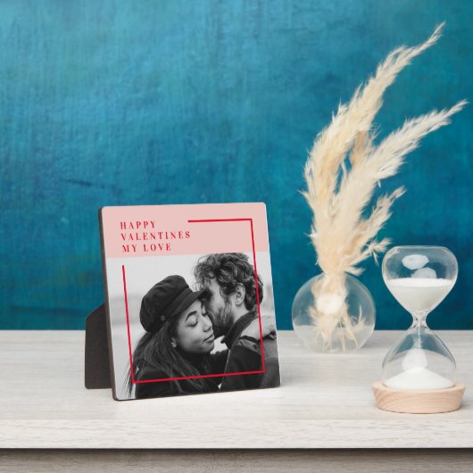 Moderne foto | Rode en roze fijne Valentijnse cade Fotoplaat (Insitu)