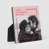 Moderne foto | Rode en roze fijne Valentijnse cade Fotoplaat (Voorkant)