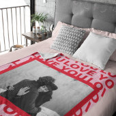 Moderne foto | Rood- en roze liefde U Valentijnse  Sherpa Deken