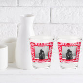 Moderne foto | Rood- en roze liefde U Valentijnse Shot Glas