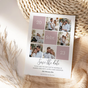 Moderne foto Save the Date Budget Wedding