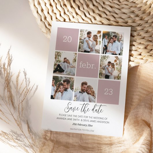 Moderne foto Save the Date Budget Wedding