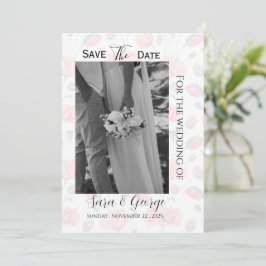 Moderne Foto Save the Date Kaart